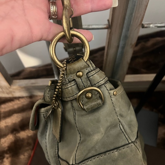 Coach Vintage Legacy 65th Anniversary Vachetta Sage Green Leather Shoulder Bag - Picture 6 of 14